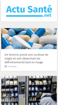 Mobile Screenshot of actusante.net