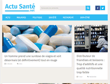 Tablet Screenshot of actusante.net